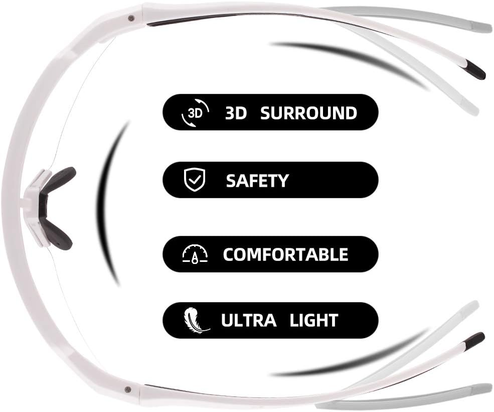 Half-Frame Photochromic Sports Sunglasses (UV400)