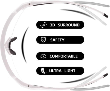 Half-Frame Photochromic Sports Sunglasses (UV400)