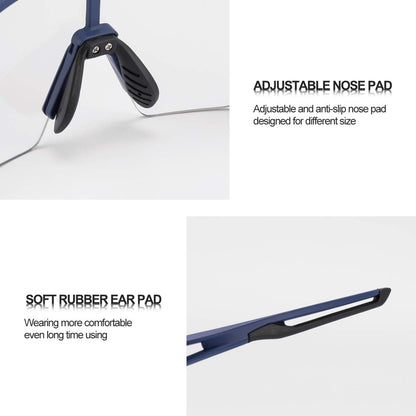 Half-Frame Photochromic Sports Sunglasses (UV400)