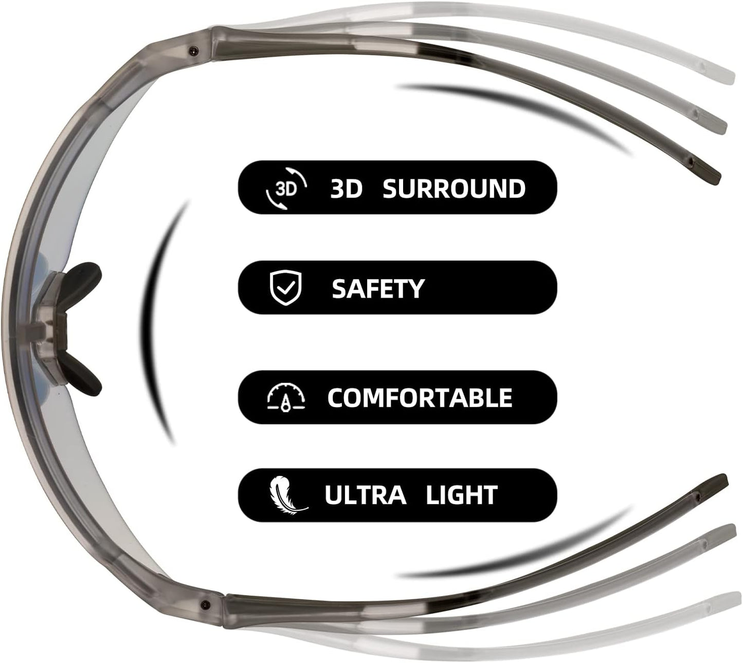 Half-Frame Photochromic Sports Sunglasses (UV400)