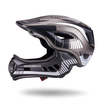 ROCKBROS Kids Bike Helmet Full Face Safety Helmet