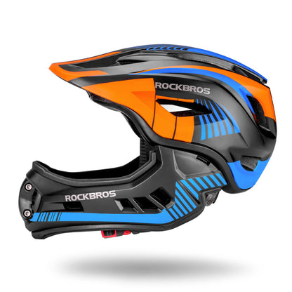 ROCKBROS Kids Bike Helmet Full Face Safety Helmet