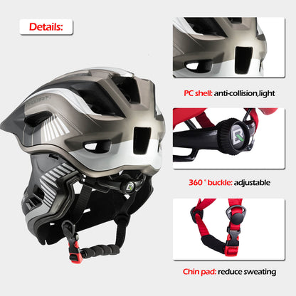 ROCKBROS Kids Bike Helmet Full Face Safety Helmet