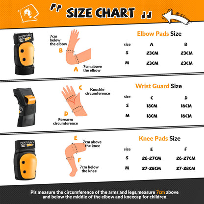 Kids Cycling & Skate Pads Set