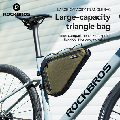 Large Capacity Bike Triangle Bag-1.5L