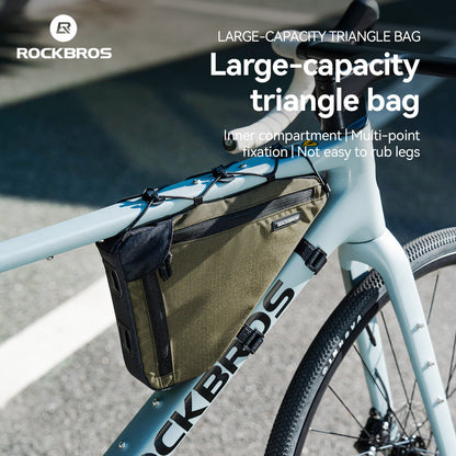 Large Capacity Bike Triangle Bag-1.5L