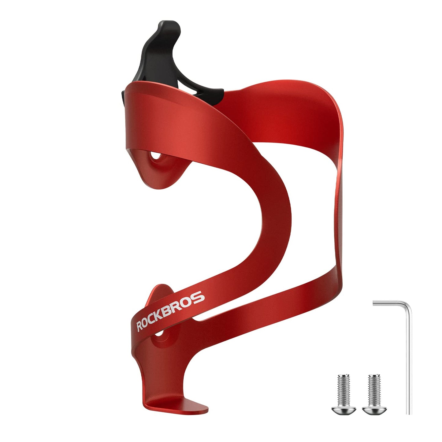 ROCKBROS Lightweight Alloy Bike Water Bottle Holder for Road  Mountain Bikes