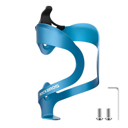 ROCKBROS Lightweight Alloy Bike Water Bottle Holder for Road  Mountain Bikes