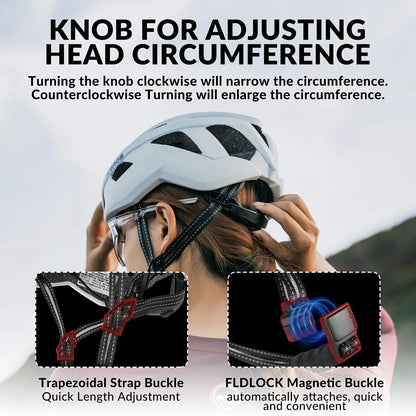 ROCKBROS LK-11 Cycling Helmet Integrated Adjustable Shockproof MTB Road Unisex