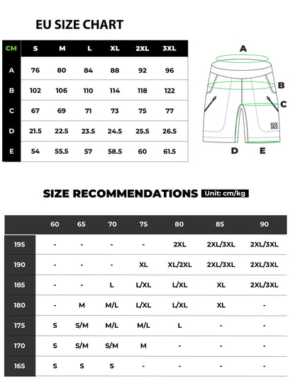 Men's Commuter Shorts Moisture-Wicking Multi-Pocket Shorts for Outdoor