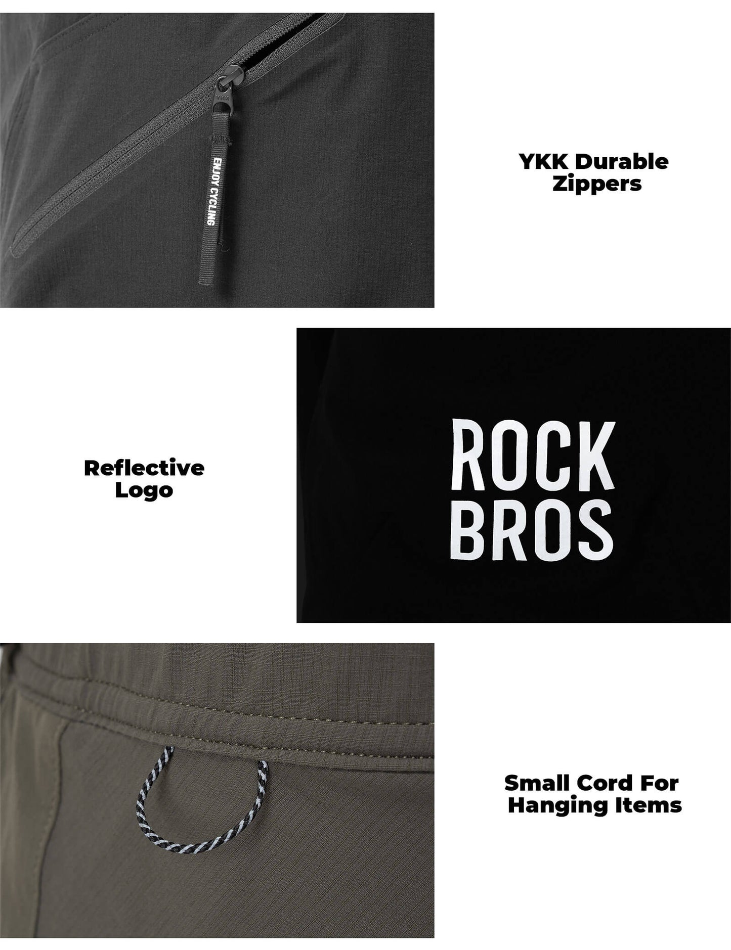 Men's Commuter Shorts Moisture-Wicking Multi-Pocket Shorts for Outdoor