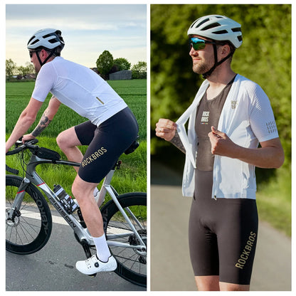 Men’s Cycling Bib Shorts for 77–104°F - YDDK013
