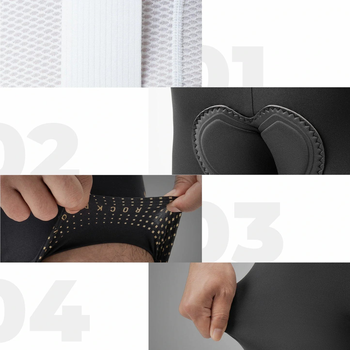 Men’s Cycling Bib Shorts for 77–104°F - YDDK013