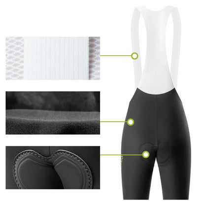 Men’s Cycling Bib Shorts for 77–104°F - YDDK013