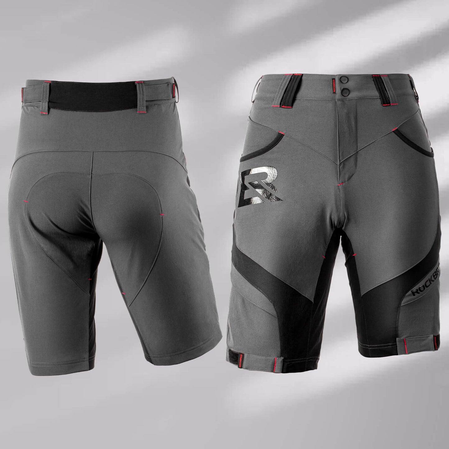 ROCKBROS Men's Cycling Shorts 4D Padded Compression Shorts