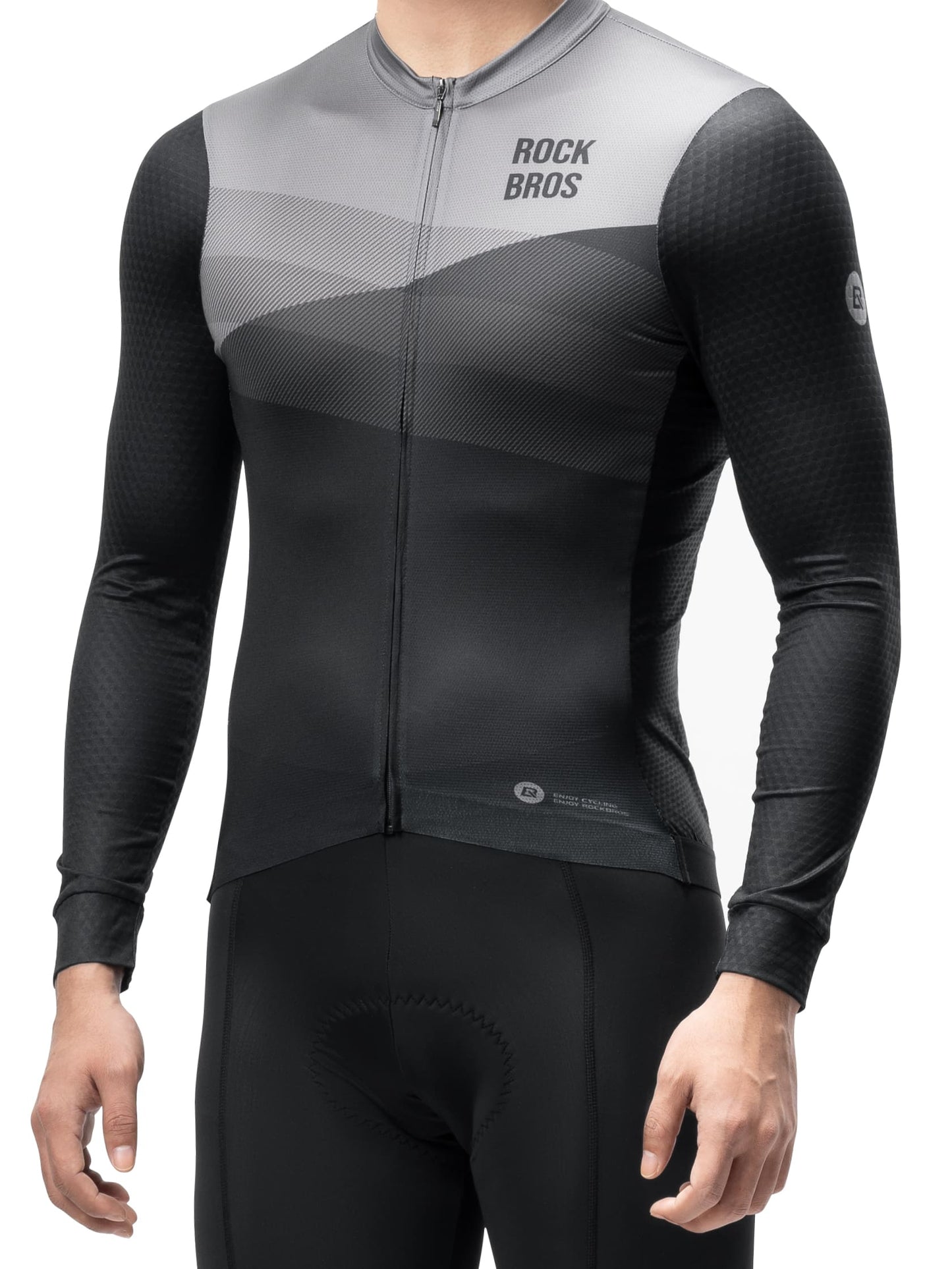 Men's Quick-Dry Long-Sleeve Cycling Jersey