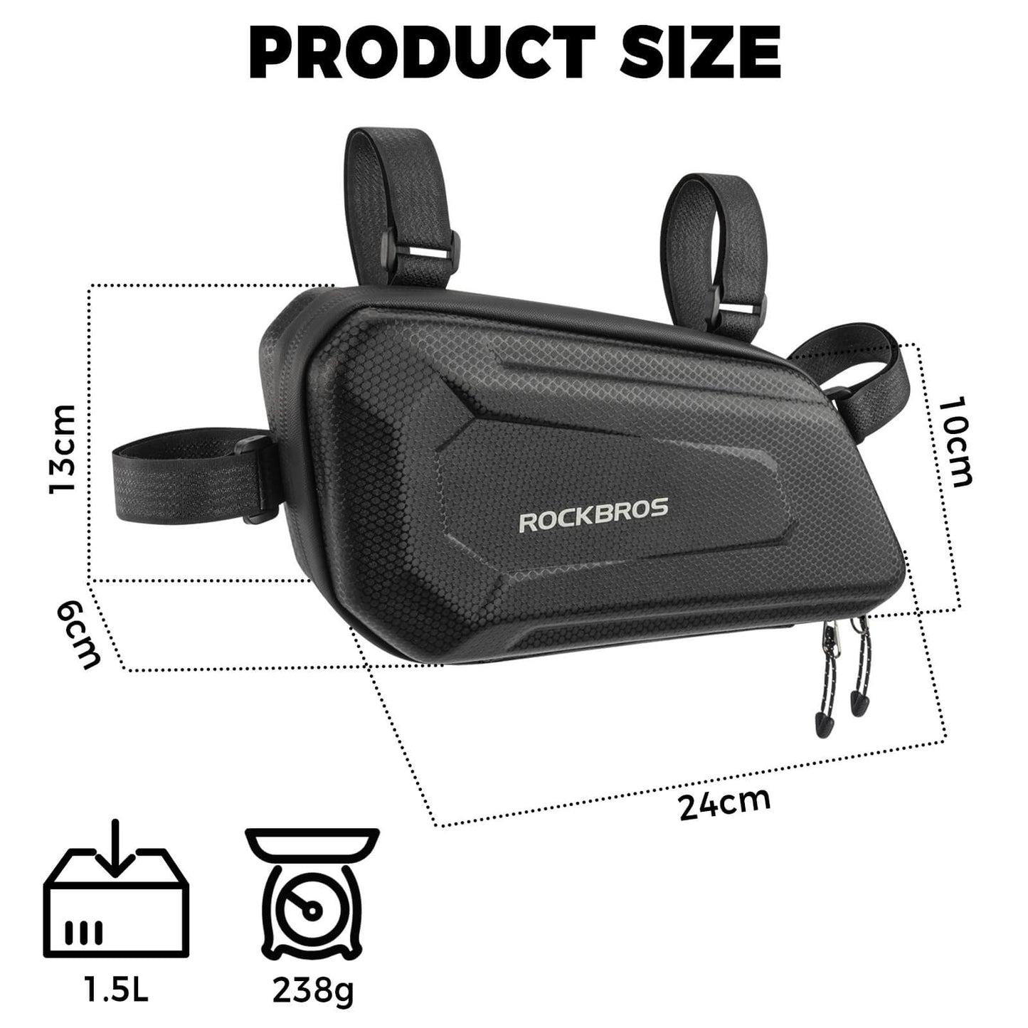 Motorcycle Triangle Side Bag