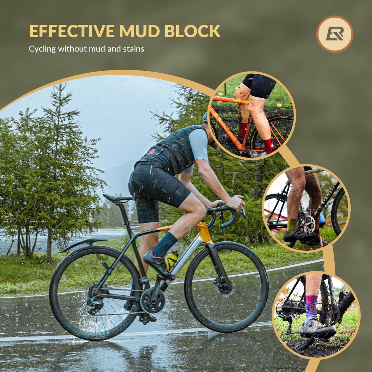 Adjustable Bike Fenders for Mountain Bikes