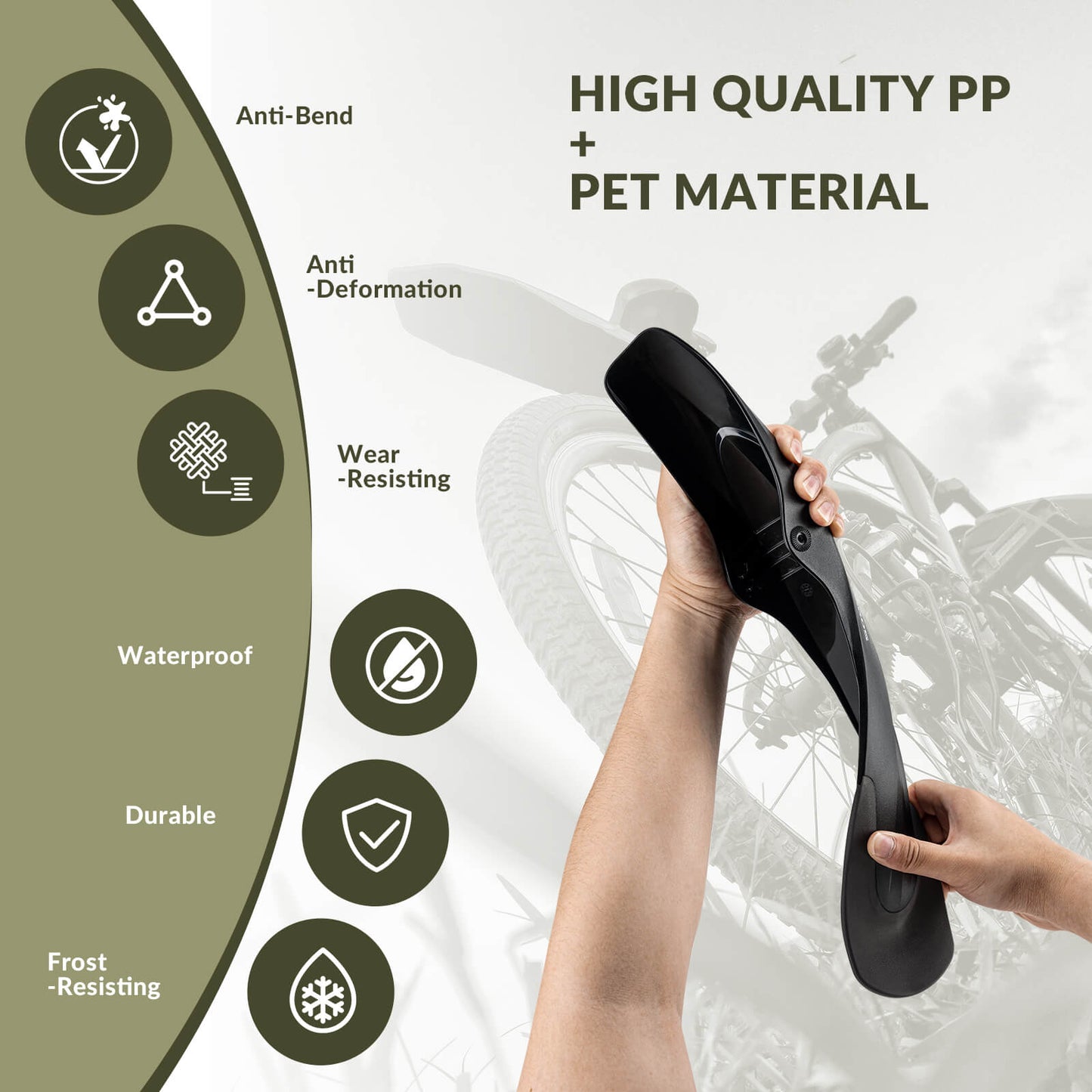 Adjustable Bike Fenders for Mountain Bikes