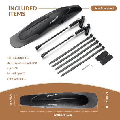 Adjustable Bike Fenders for Mountain Bikes