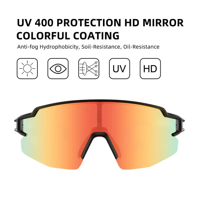 Polarized Cycling Sunglasses UV Protection Sports Eyewear