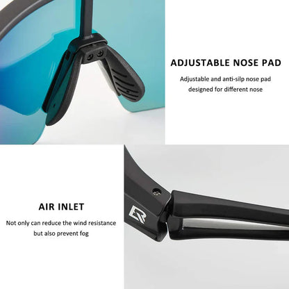 Polarized Cycling Sunglasses UV Protection Sports Eyewear