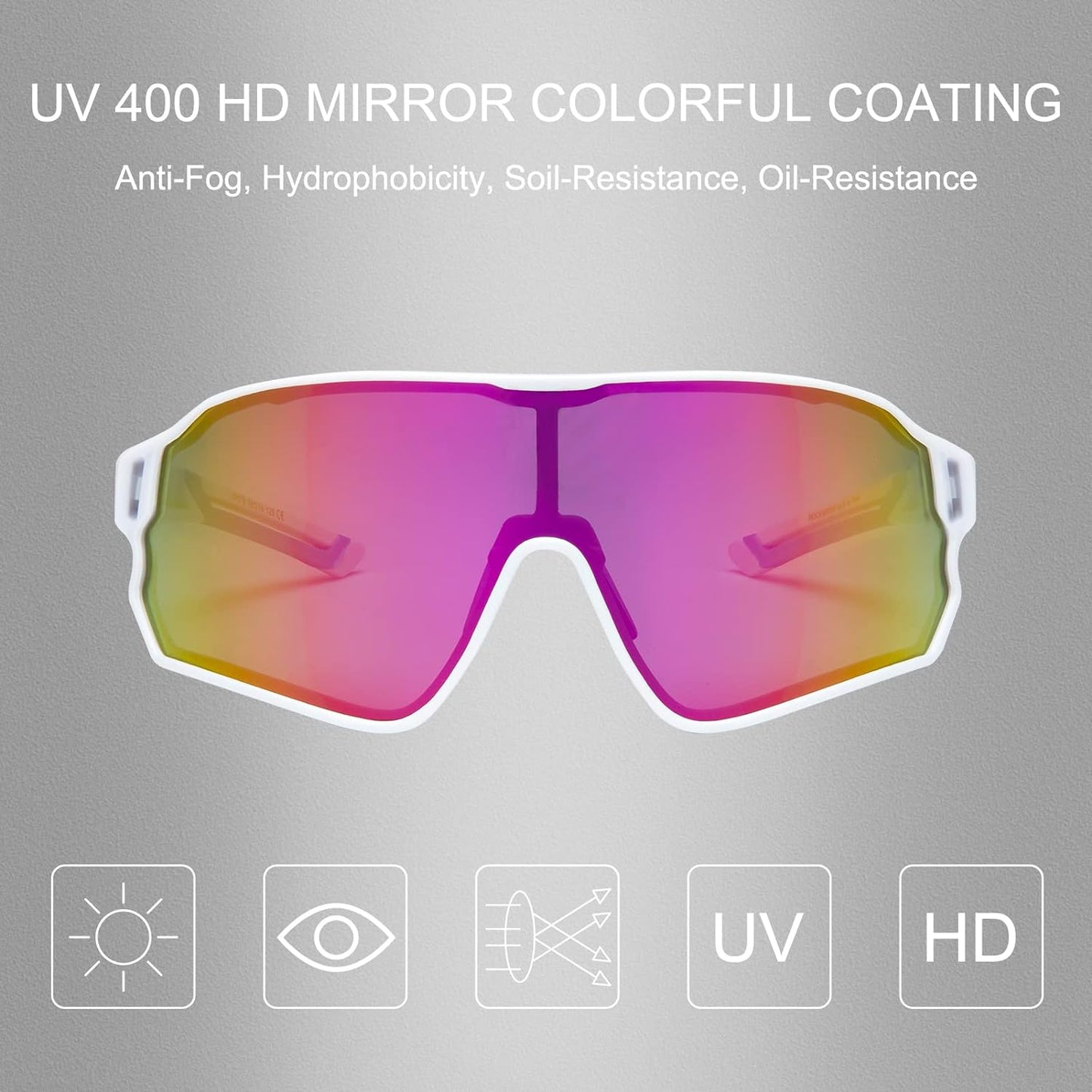 UV400 Polarized Sunglasses for Cycling