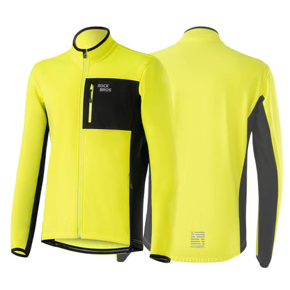 Unisex Reflective Thermal Cycling Jacket