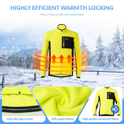 Unisex Reflective Thermal Cycling Jacket