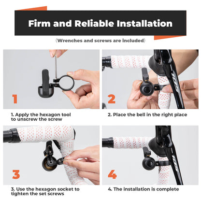 Bike Bell for Road Bike – Loud Sound Handlebar Ring