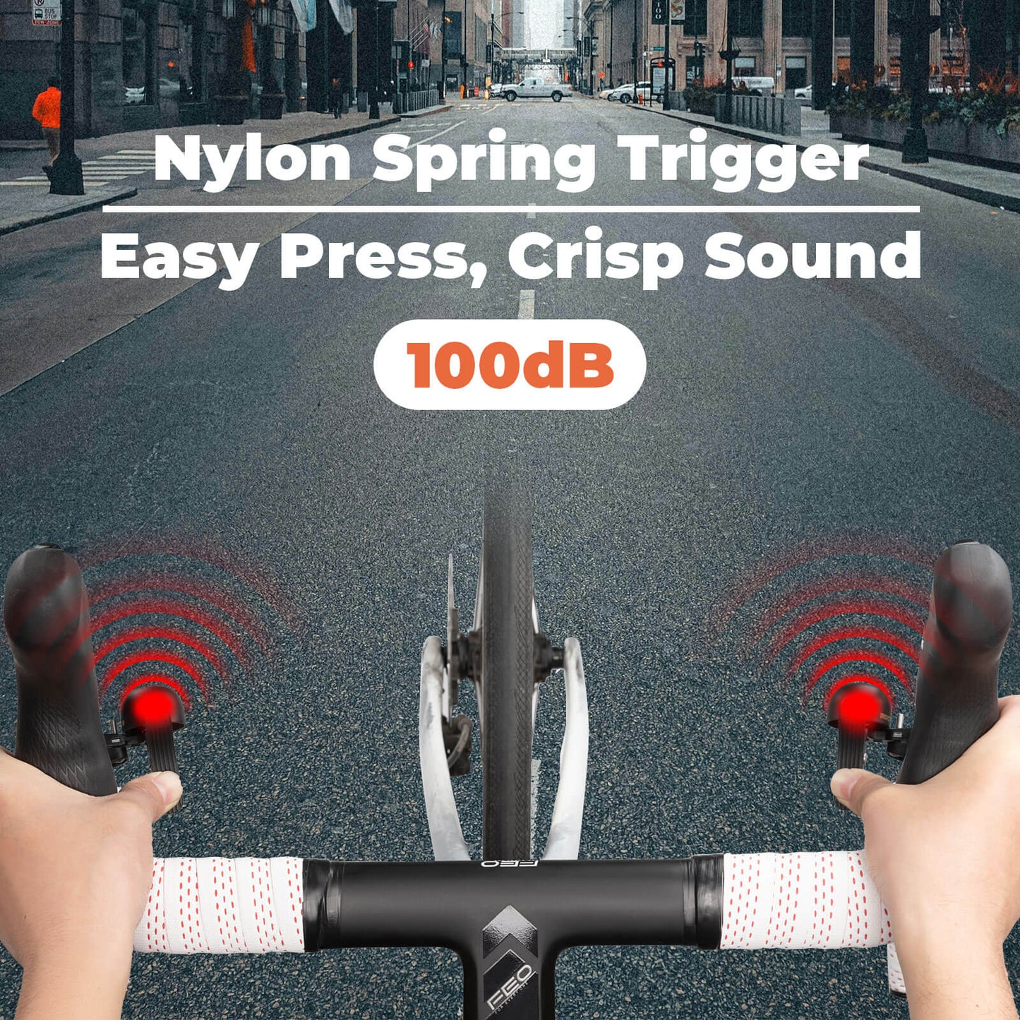Bike Bell for Road Bike – Loud Sound Handlebar Ring