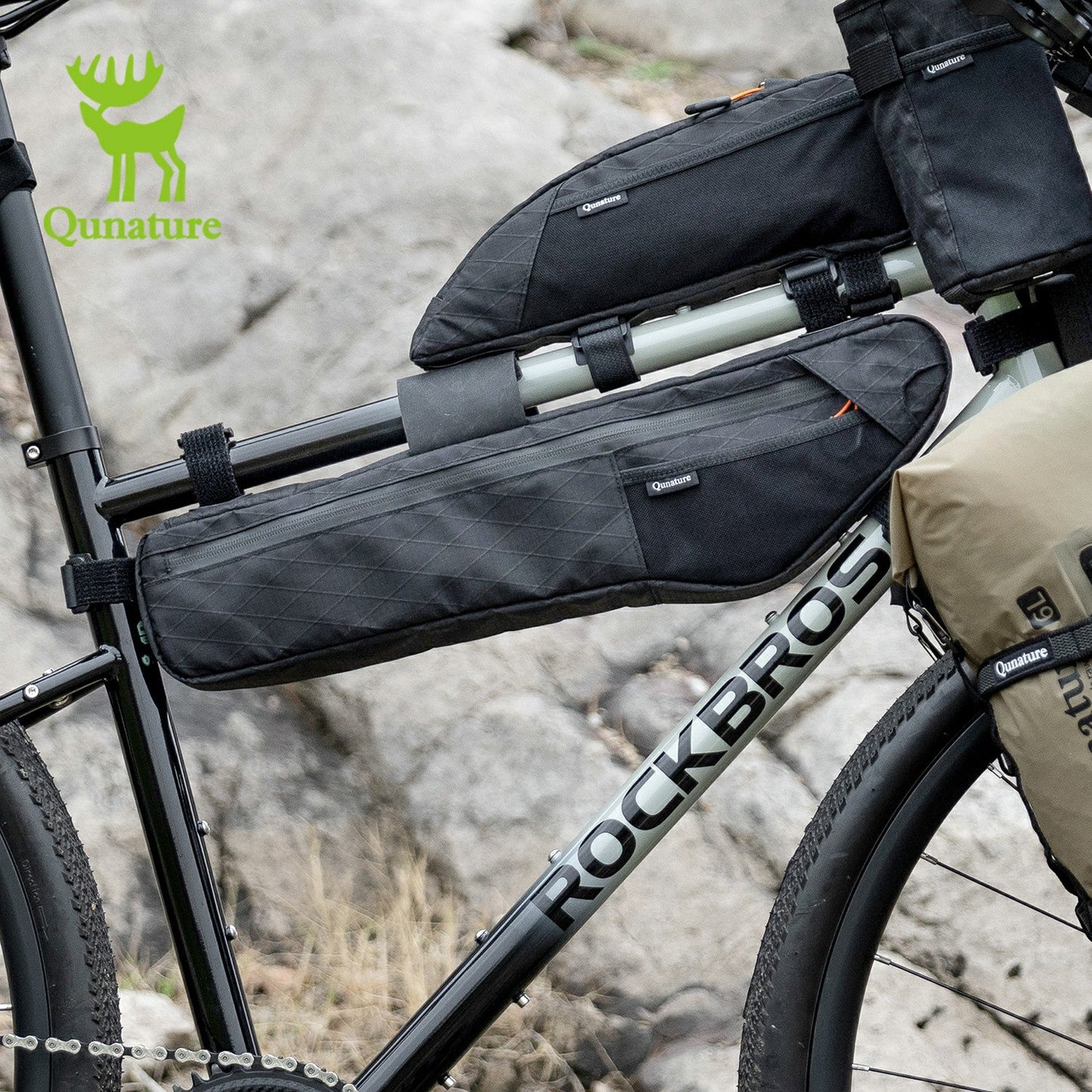 Qunature Bikepacking Bicycle Frame Bag