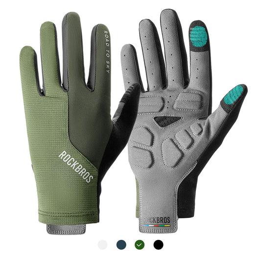 ROAD TO SKY Breathable Anti-Slip Full Finger Cycling Gloves
