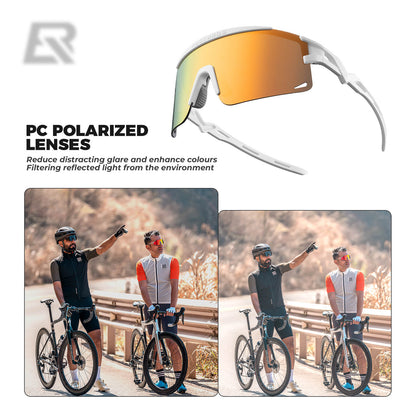 Half Frame Polarized Sports Sunglasses - SP337