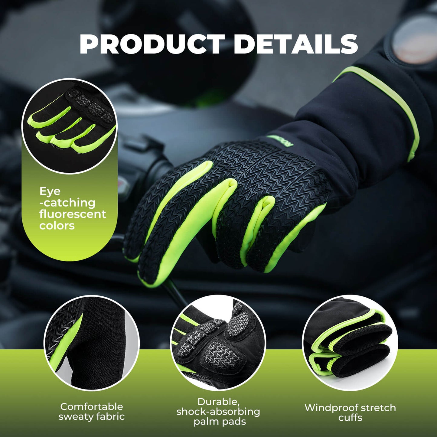 Thermal Full Finger Cycling Gloves
