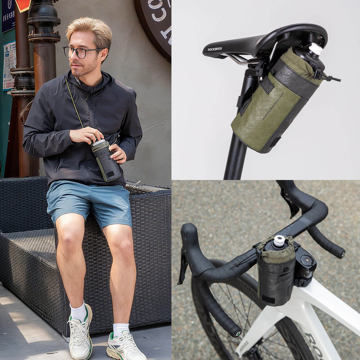 Bike Water Bottle Bag - 0.7L