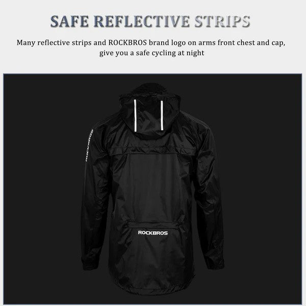 Unisex Waterproof Cycling Rain Jacket