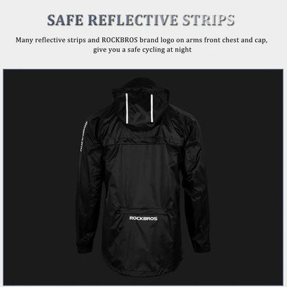 Unisex Waterproof Cycling Rain Jacket