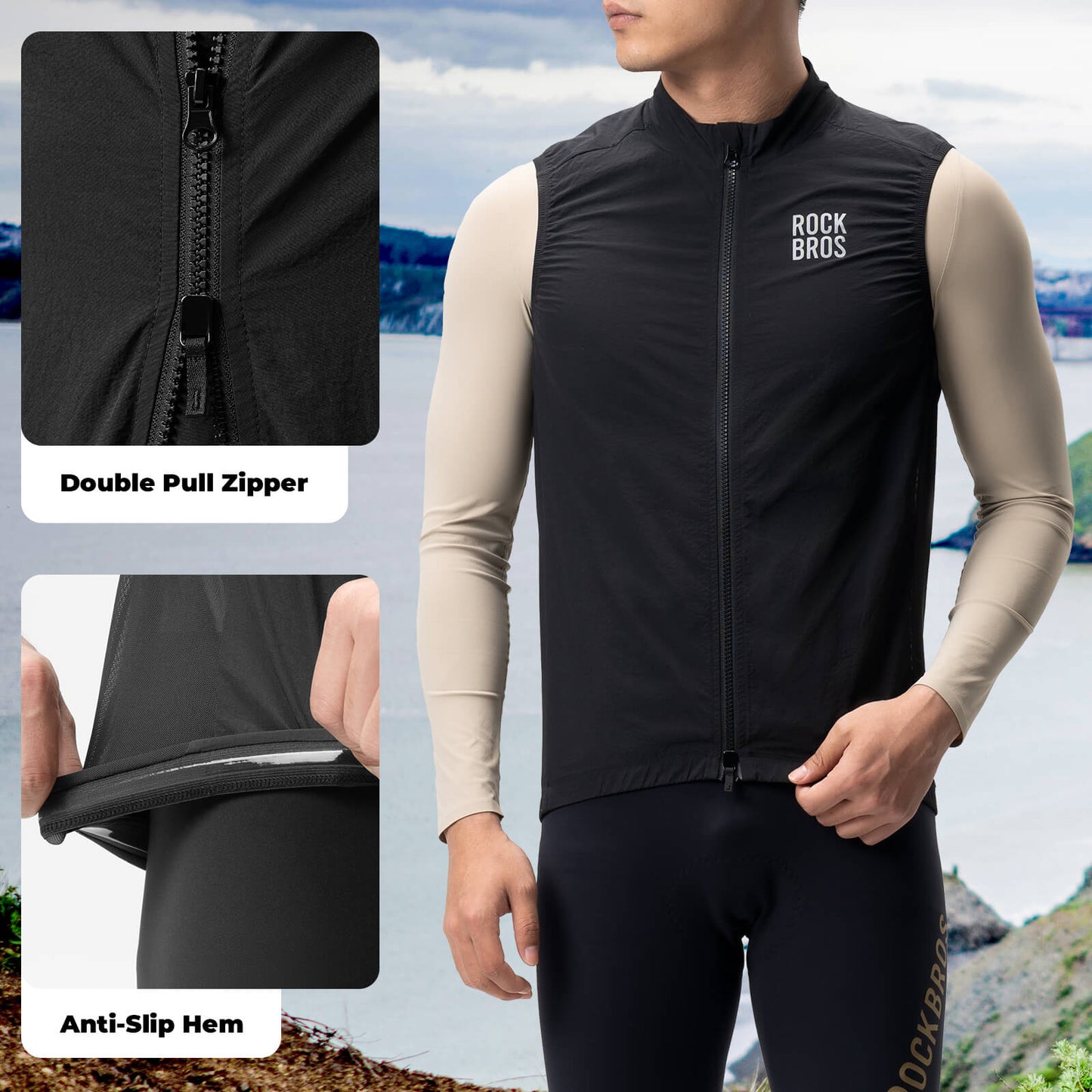 Unisex Windproof Cycling Vest