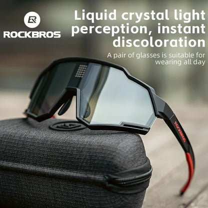 Smart Electronic Color-Changing Cycling Sunglasses