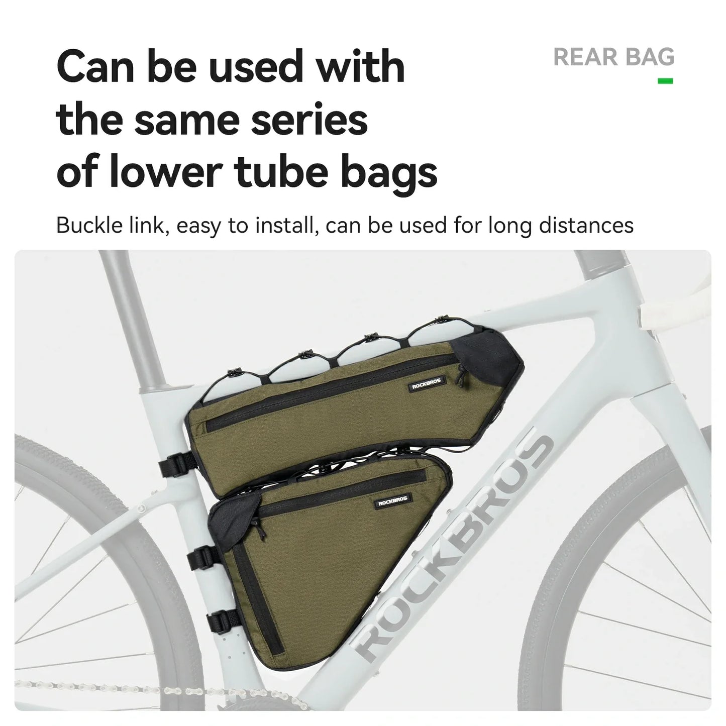 VERDANT REST Bike Frame Bag 1.5L