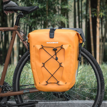 ROCKBROS Fully Waterproof Bike Pannier Large Capacity