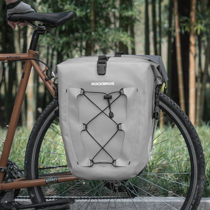 ROCKBROS Fully Waterproof Bike Pannier Large Capacity