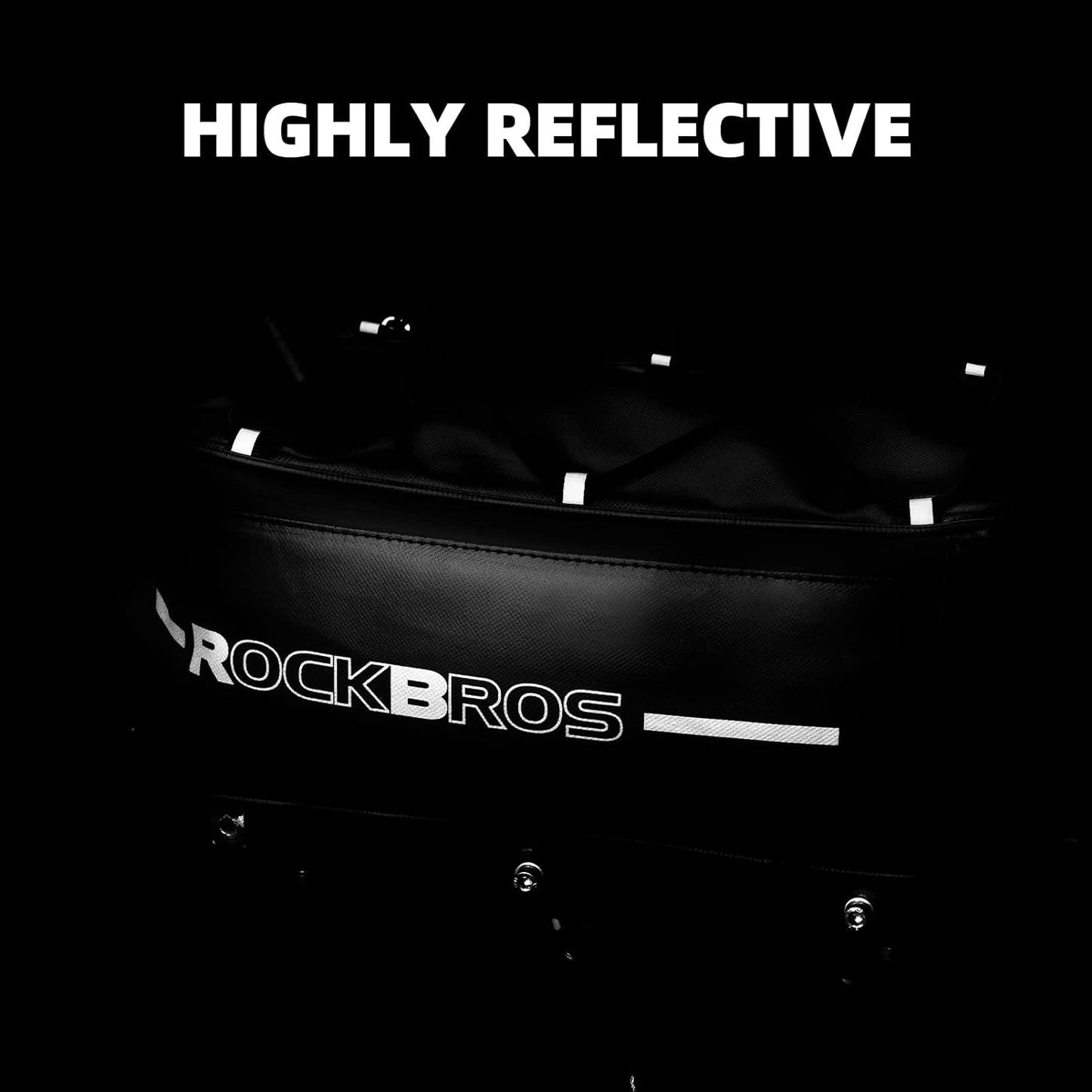 ROCKBROS Bike Rack Bag Saddle Pannier Bag Waterproof 6L or 9L