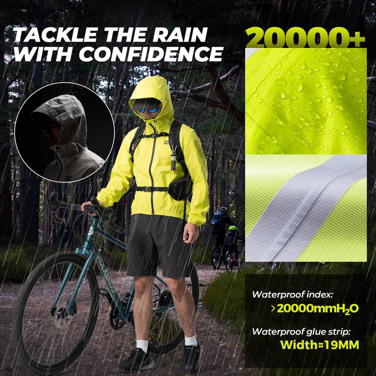 Unisex Waterproof Windproof Cycling Jacket