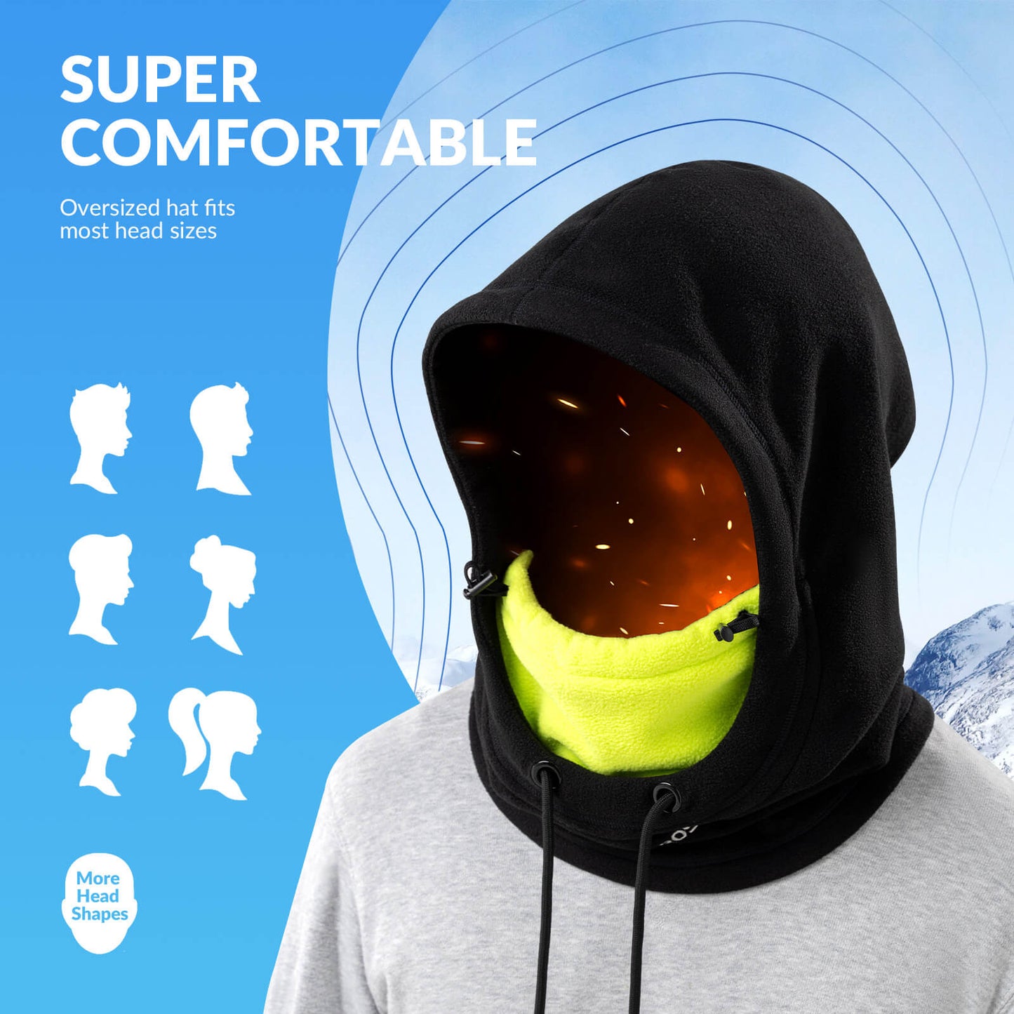 Winter Fleece Balaclava Ski Mask