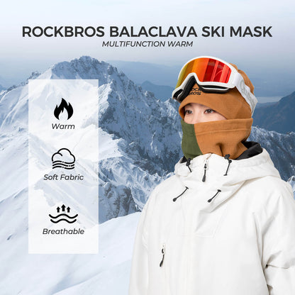 Winter Fleece Neck Warmer & Ski Mask