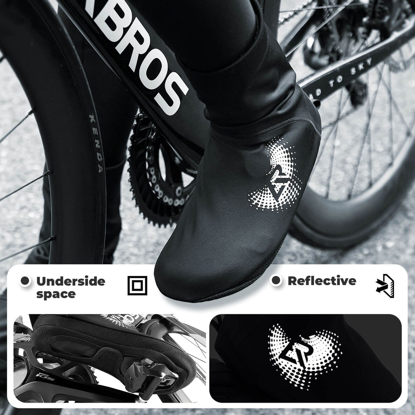 Windproof Thermal Cycling Shoe Covers