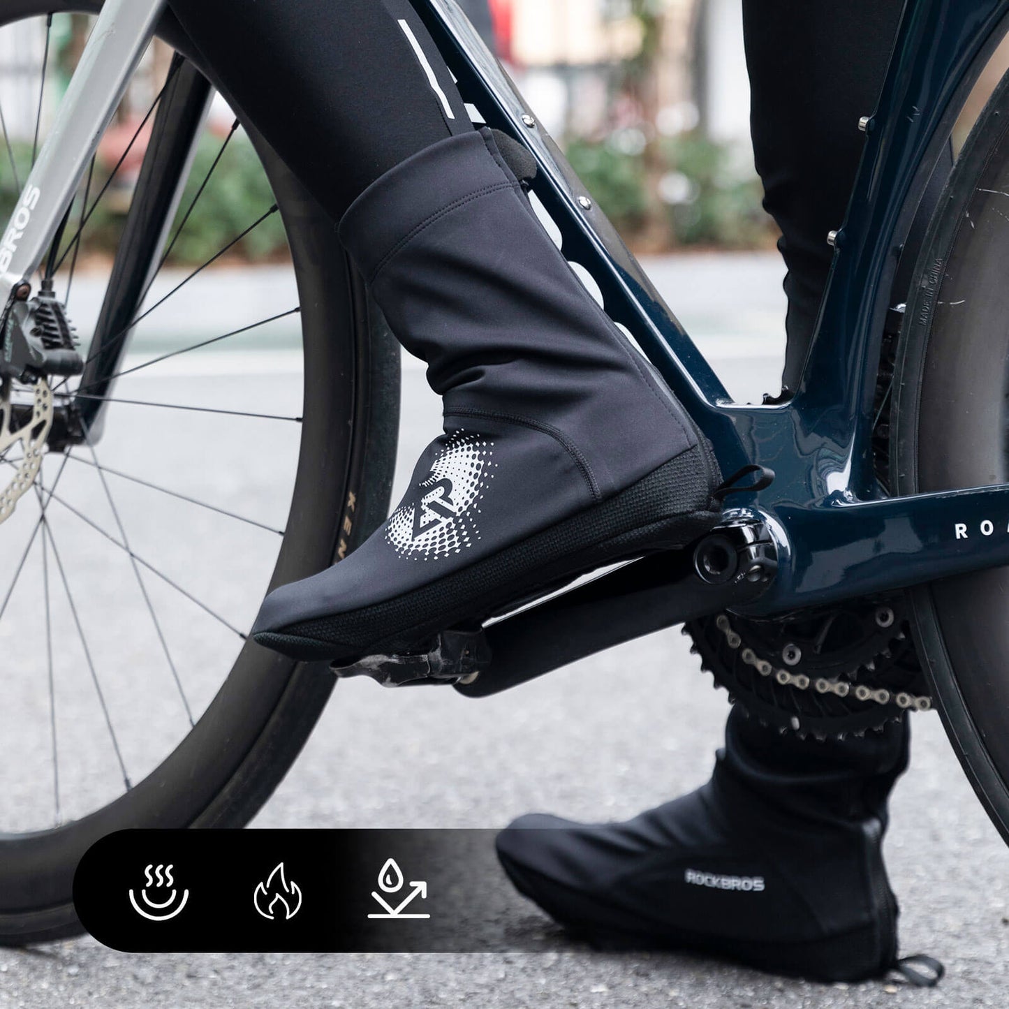 Windproof Thermal Cycling Shoe Covers