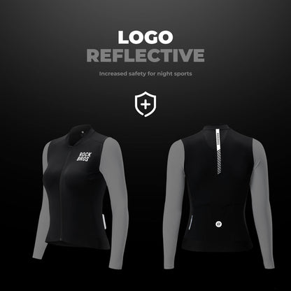 Women's Breathable Long-Sleeve Cycling Jersey